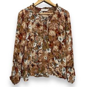 CREAM Clothing Sheer Long Sleeve Blouse - Size‎ 38